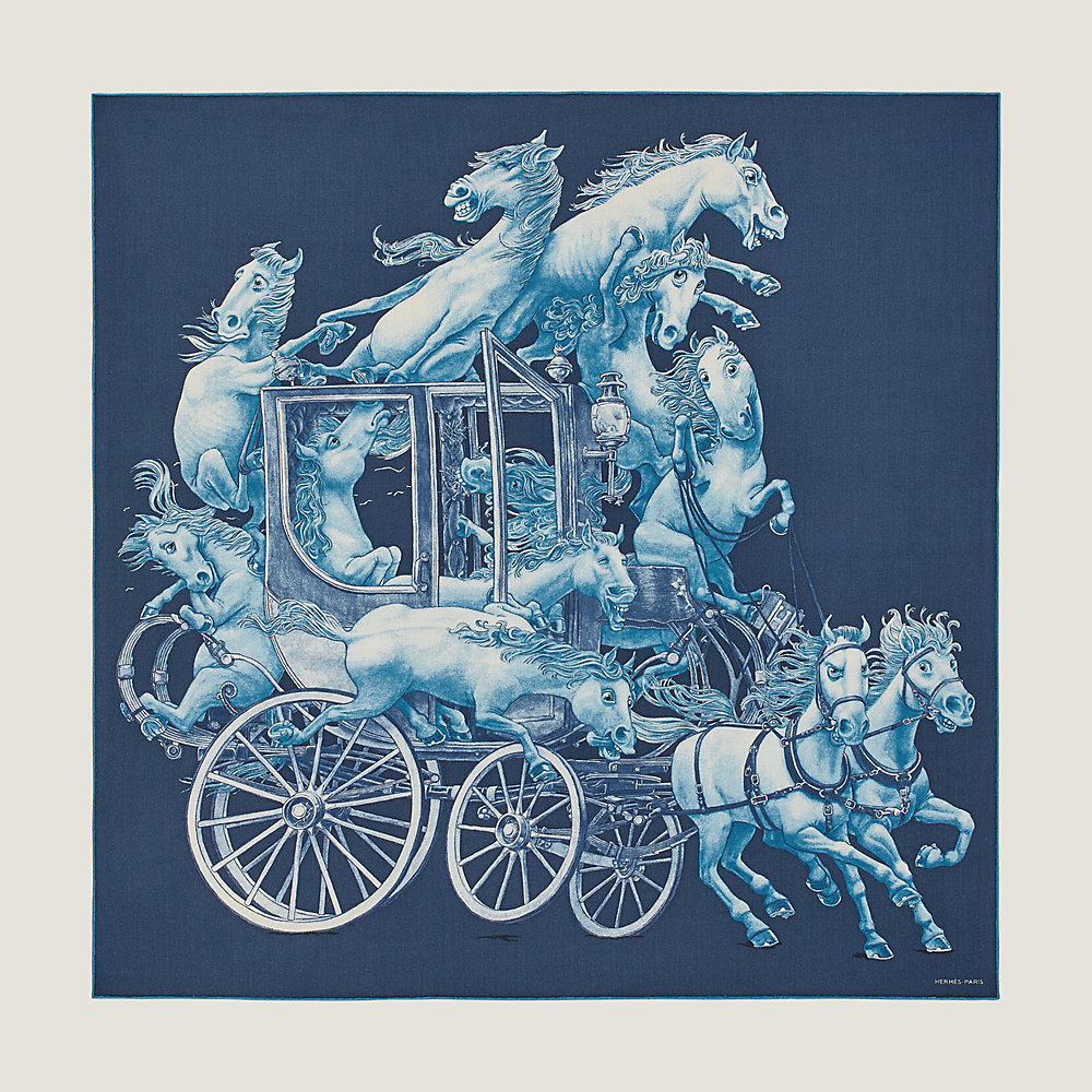 Grand Carrosse Royal scarf 100 | Hermès Singapore
